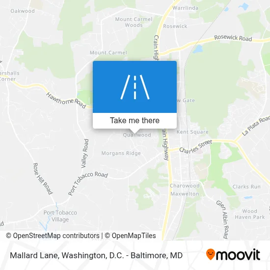 Mallard Lane map