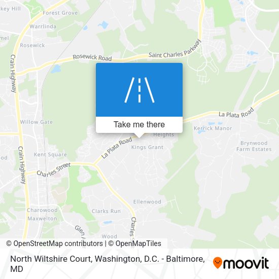 Mapa de North Wiltshire Court