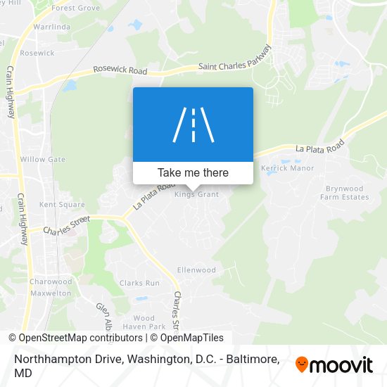 Northhampton Drive map