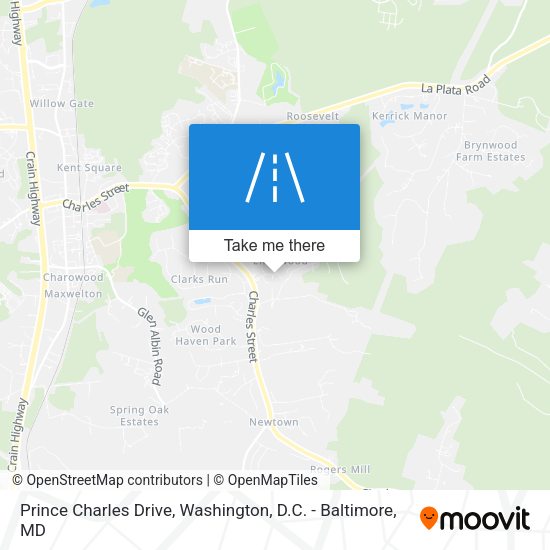 Prince Charles Drive map