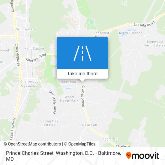 Prince Charles Street map