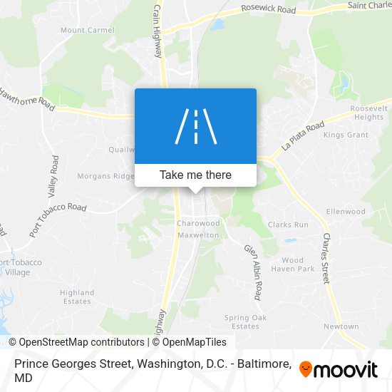 Prince Georges Street map