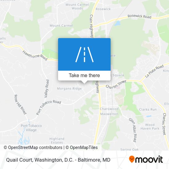 Quail Court map