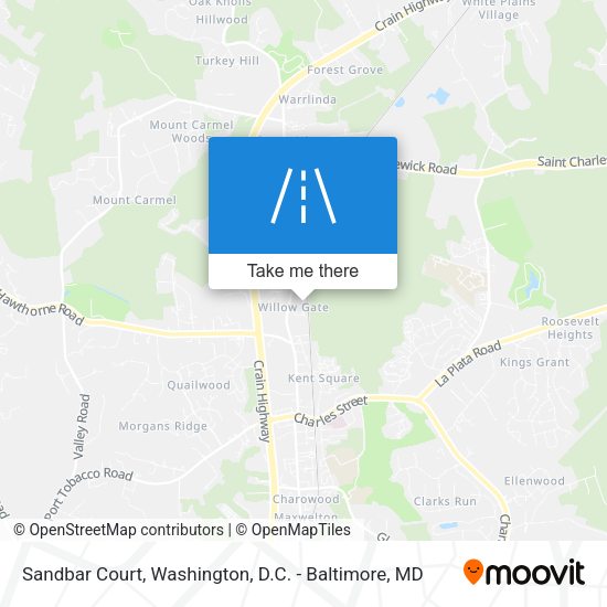 Sandbar Court map