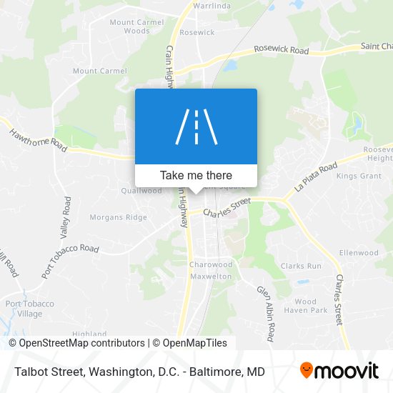 Talbot Street map