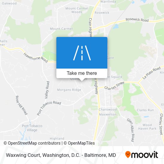 Waxwing Court map