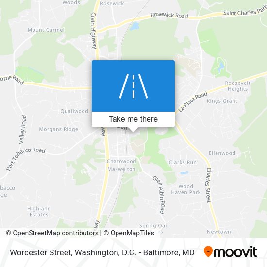 Mapa de Worcester Street