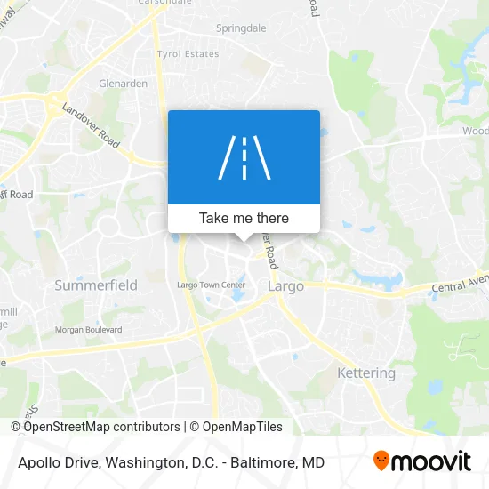 Apollo Drive map