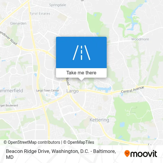 Beacon Ridge Drive map