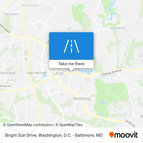 Bright Sun Drive map