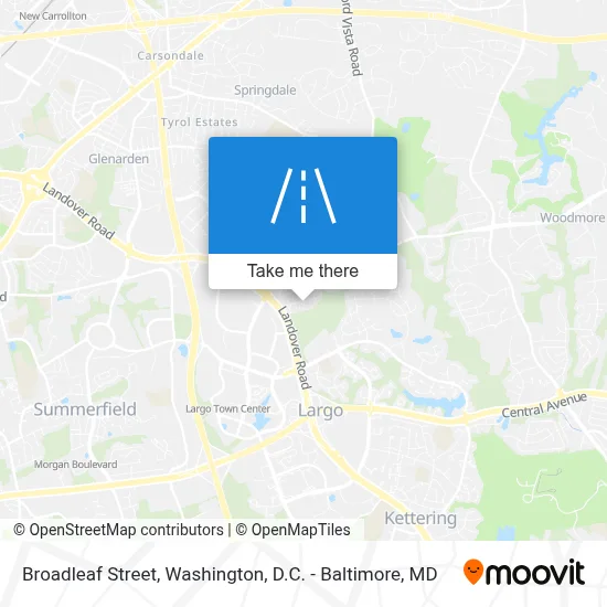 Broadleaf Street map
