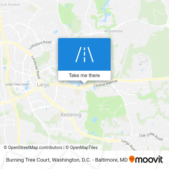 Burning Tree Court map