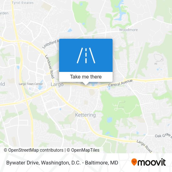 Bywater Drive map