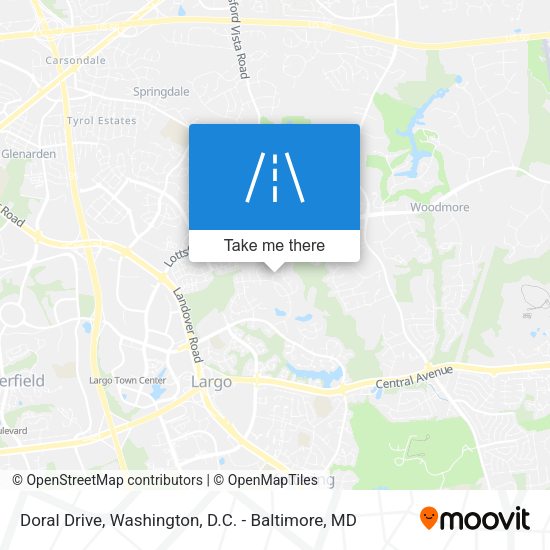 Doral Drive map