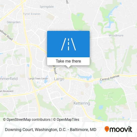 Downing Court map