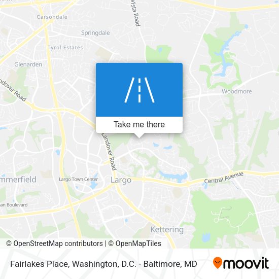 Fairlakes Place map