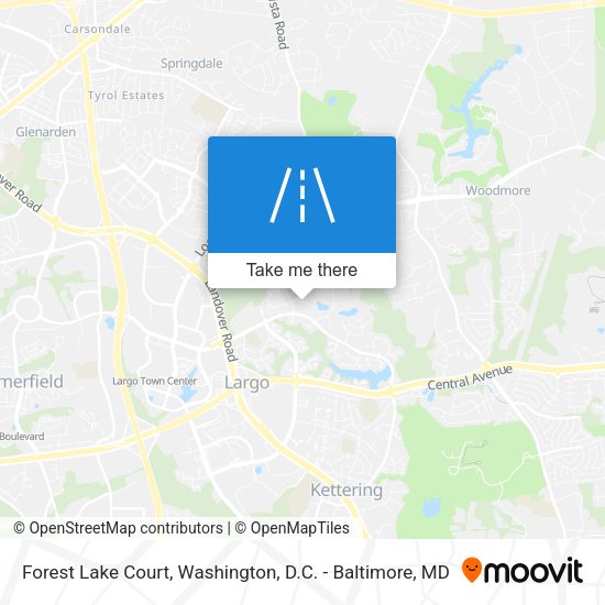 Forest Lake Court map