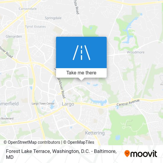Mapa de Forest Lake Terrace