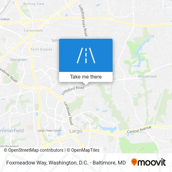 Foxmeadow Way map