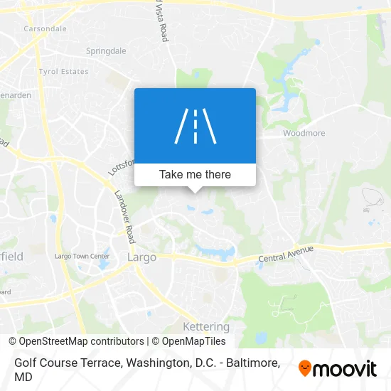 Golf Course Terrace map
