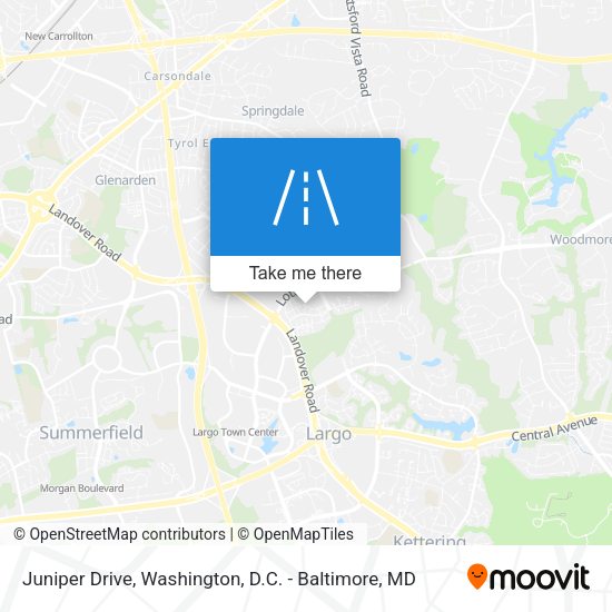 Mapa de Juniper Drive