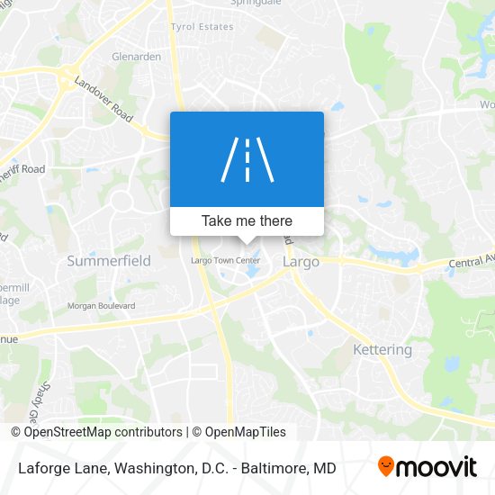 Laforge Lane map