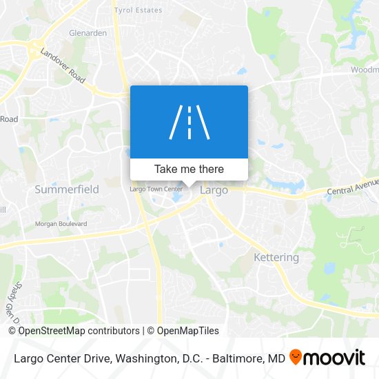 Mapa de Largo Center Drive