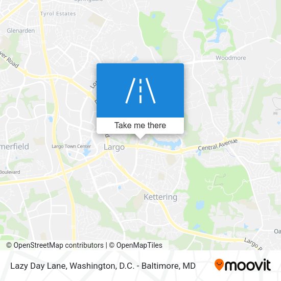 Lazy Day Lane map