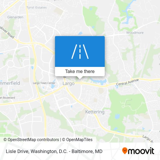 Lisle Drive map
