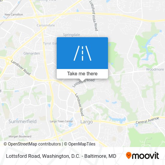 Lottsford Road map