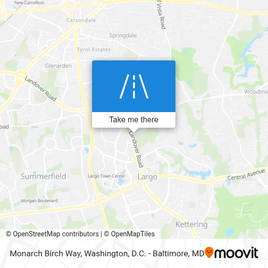 Monarch Birch Way map