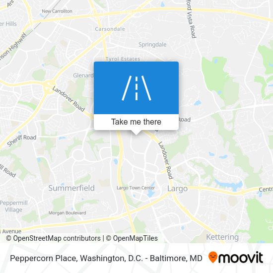 Mapa de Peppercorn Place