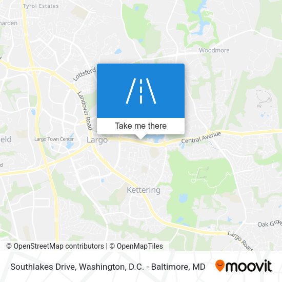 Southlakes Drive map