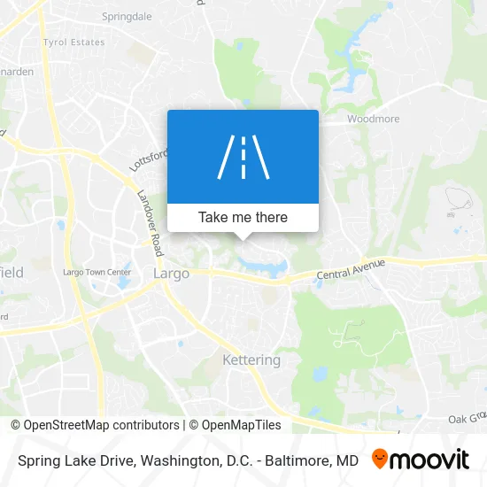 Spring Lake Drive map