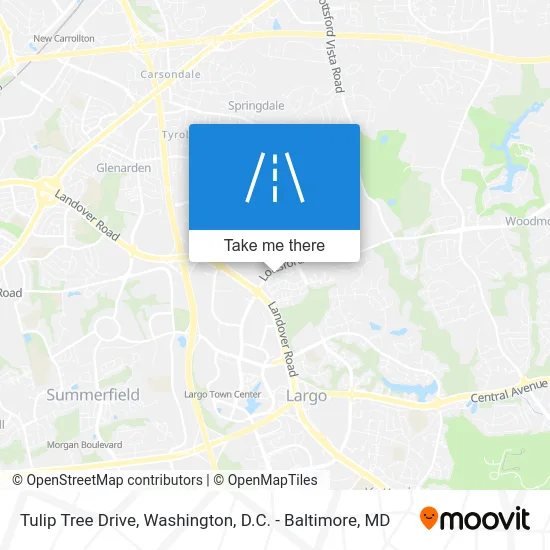 Tulip Tree Drive map