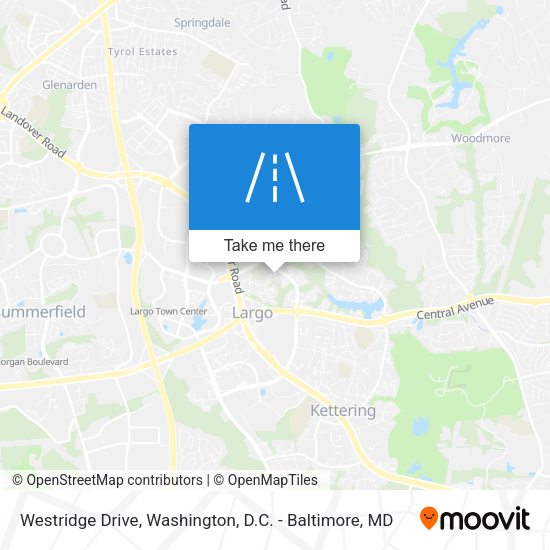 Westridge Drive map