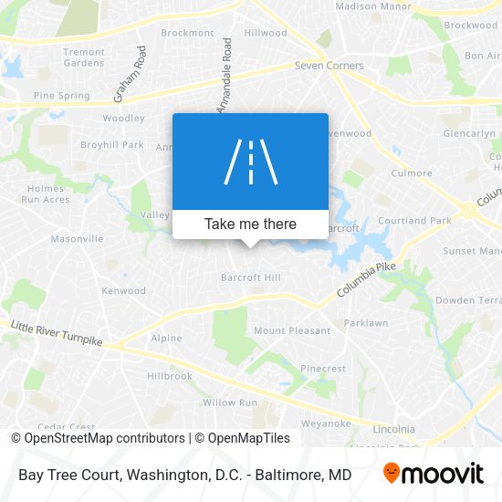 Bay Tree Court map