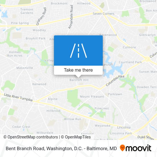 Mapa de Bent Branch Road