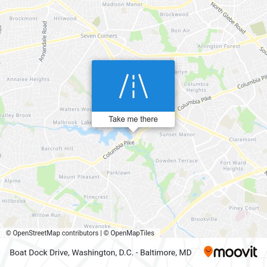 Boat Dock Drive map