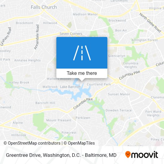 Greentree Drive map