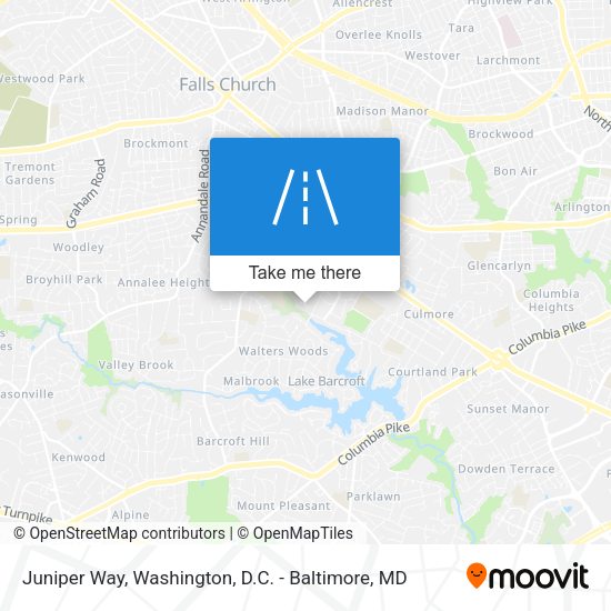 Mapa de Juniper Way