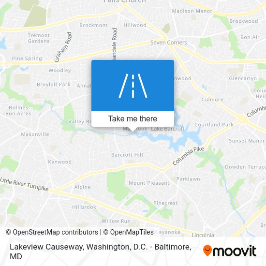 Mapa de Lakeview Causeway