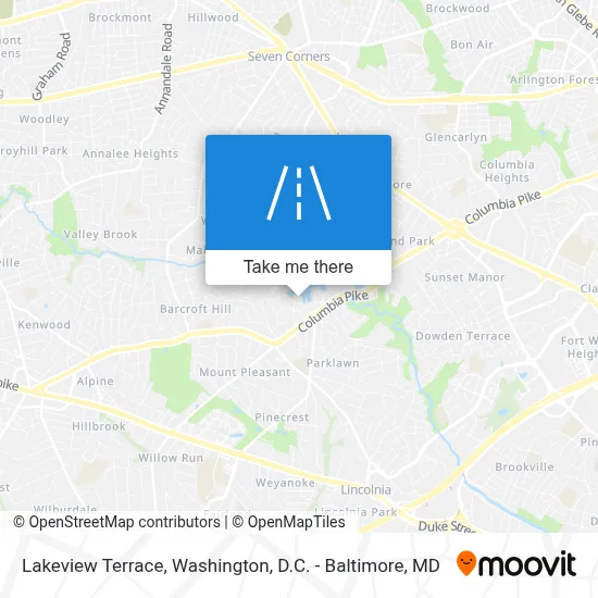 Lakeview Terrace map