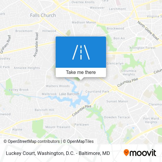Luckey Court map