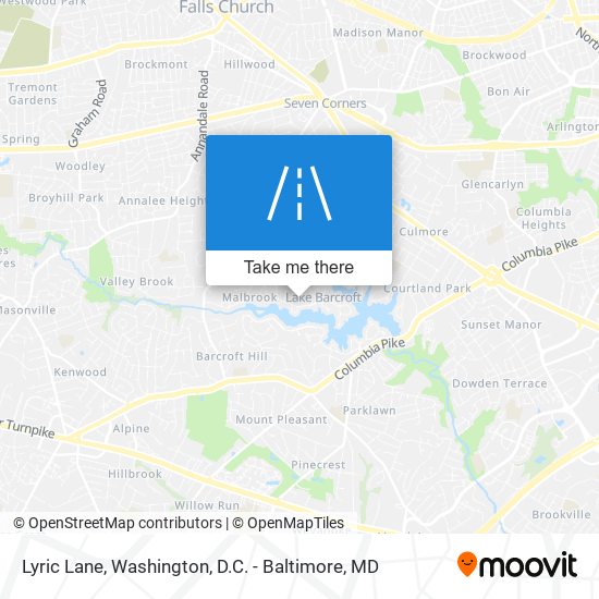 Lyric Lane map