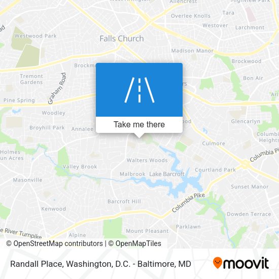 Randall Place map