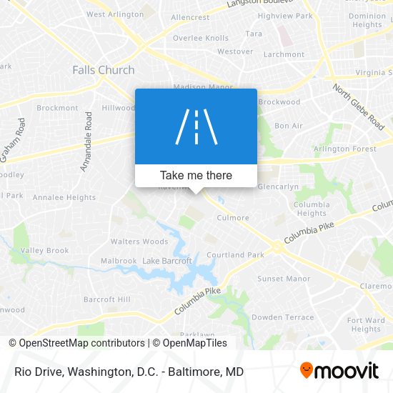 Rio Drive map