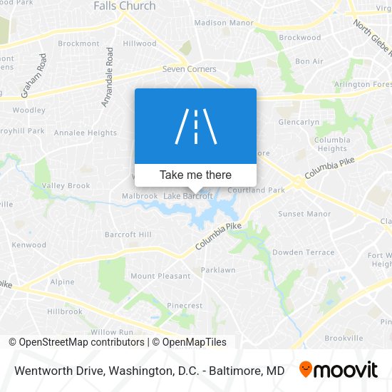 Wentworth Drive map