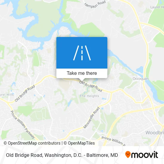 Old Bridge Road map