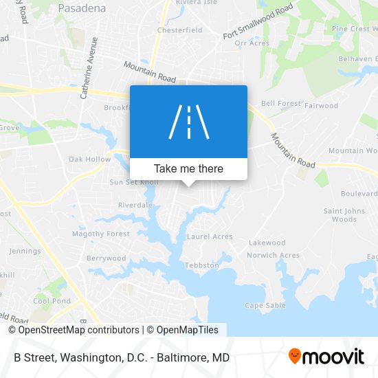 B Street map